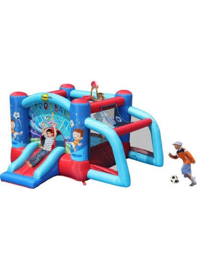 Надувной игровой центр с батутом Футбольный замок